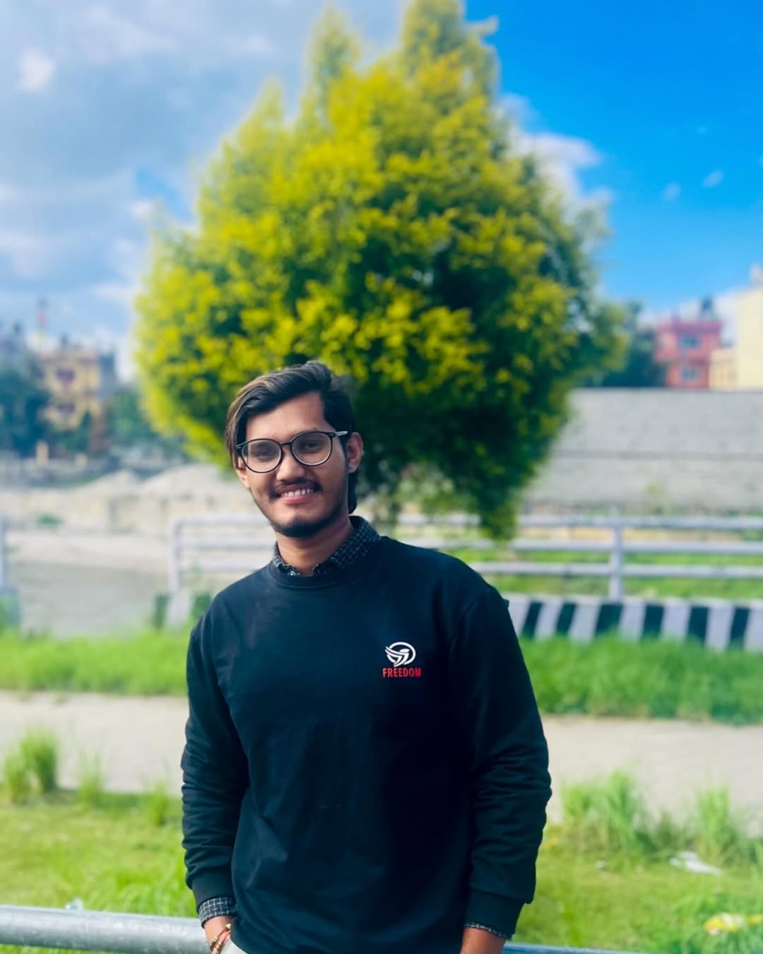 A professional photo of the developer
